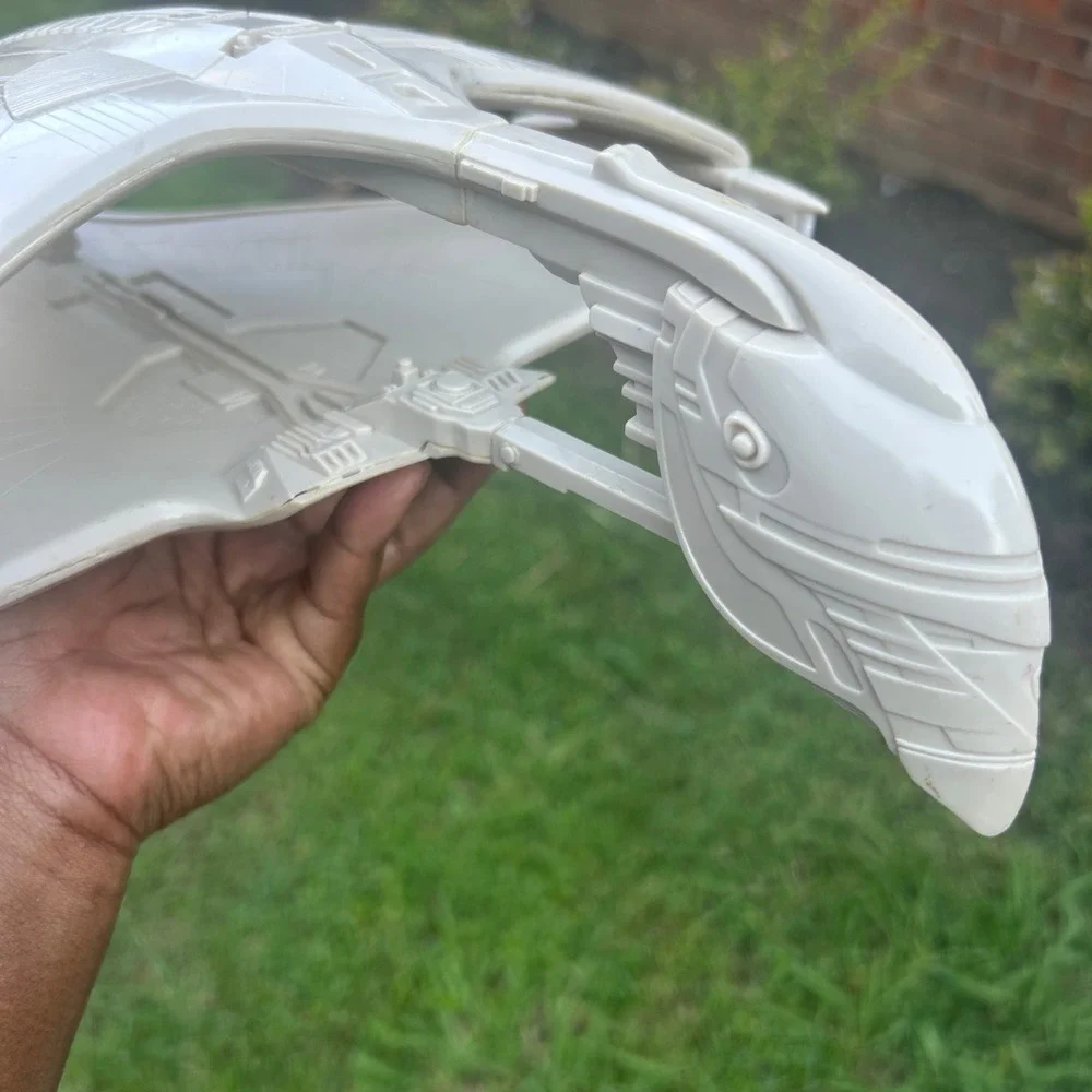 Playmates Star Trek Klingon Bird of Prey Ship Gray Plastic Vintage Good